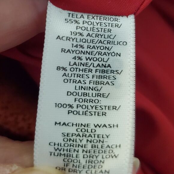 Ann Taylor LOFT Pink Red Orange Brown Striped Wrap Skirt Sz 6 Southwest Mod - Picture 8 of 9